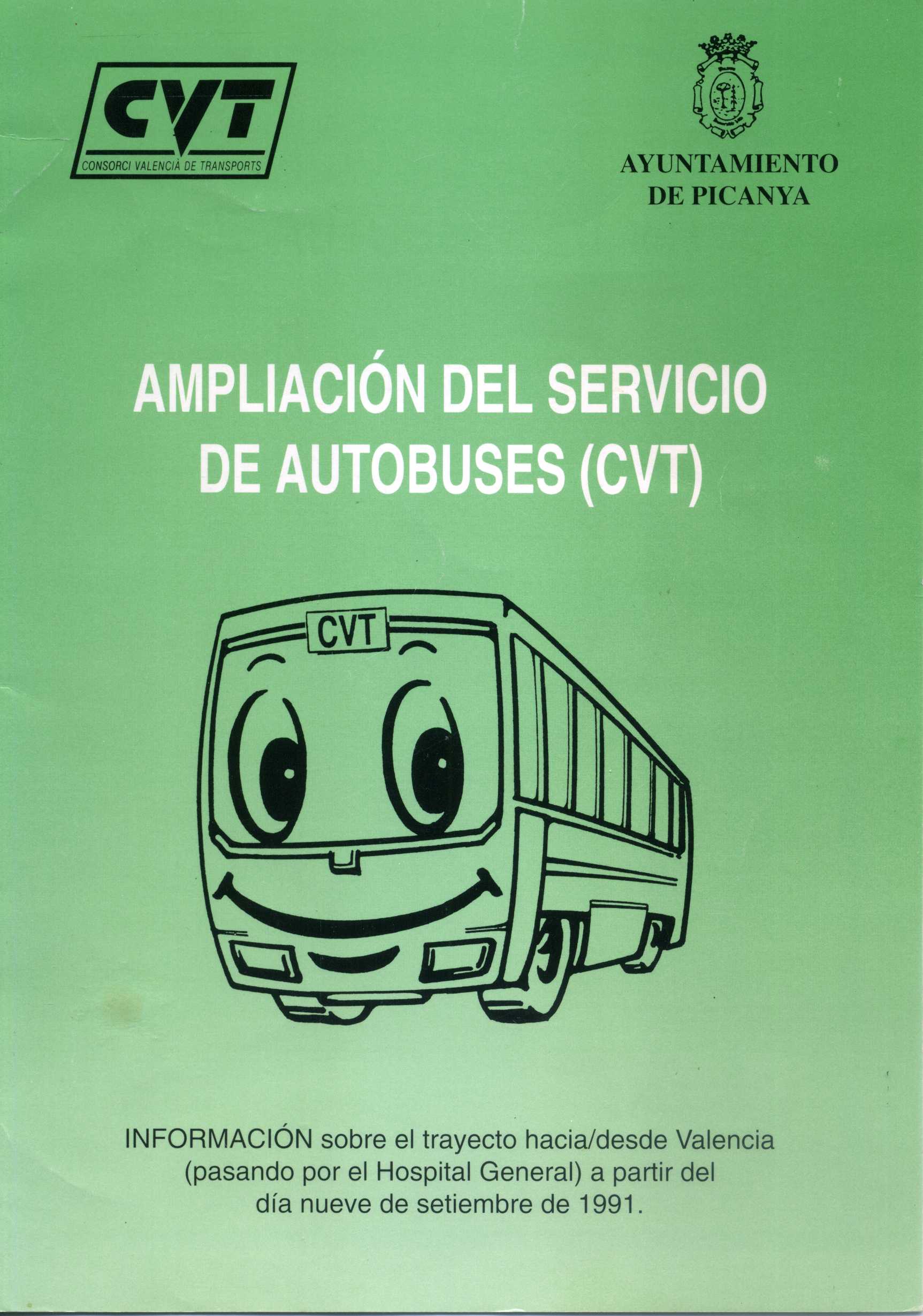Ampliación del servicio de autobuses Picanya-Valencia