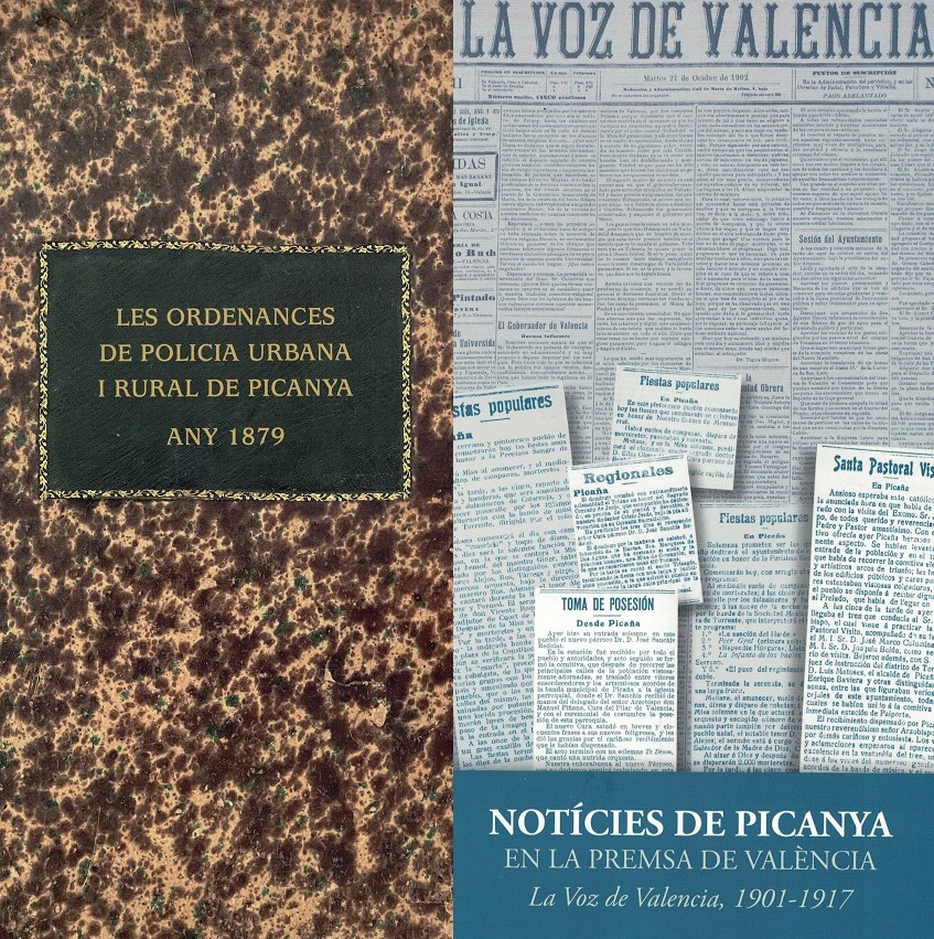 Dues noves publicacions editades per l'Ajuntament de Picanya incrementen el catàleg d'autors-es locals
