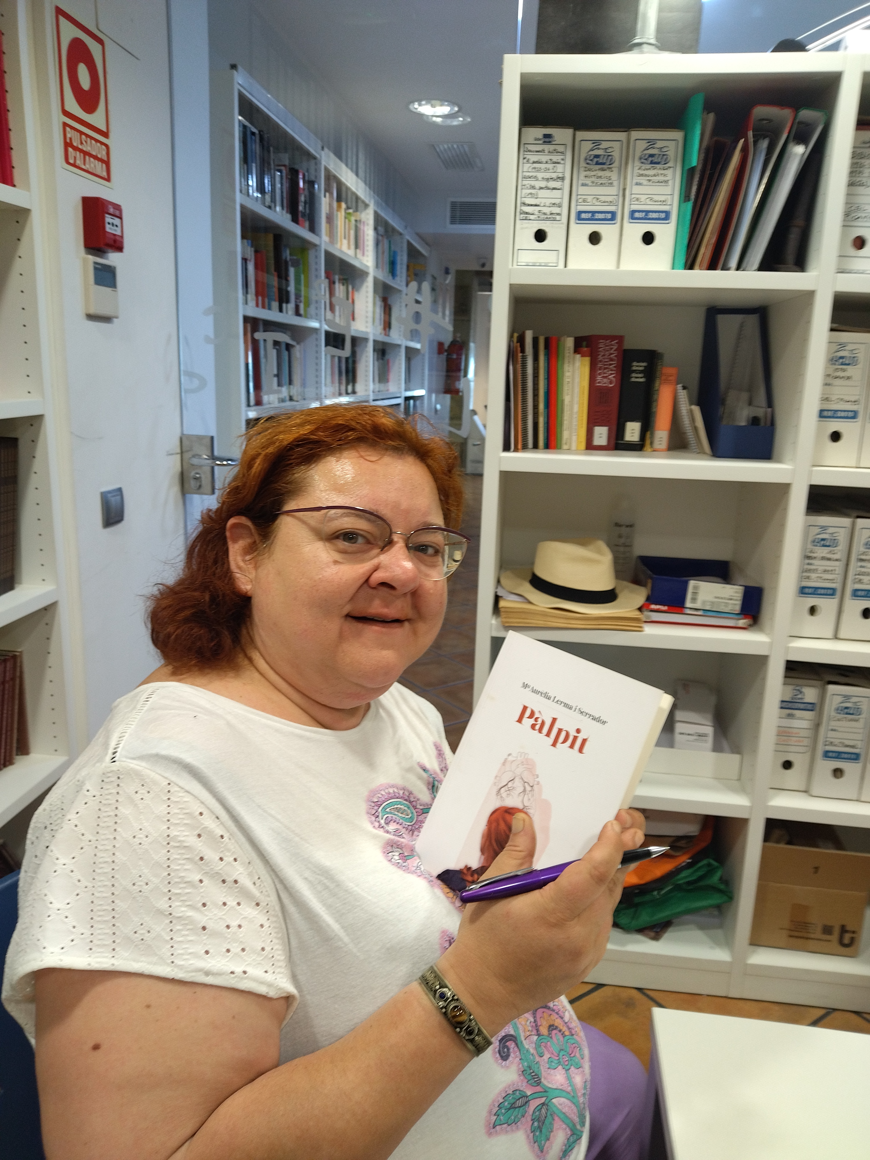 Aurèlia Lerma signa el seu darrer llibre